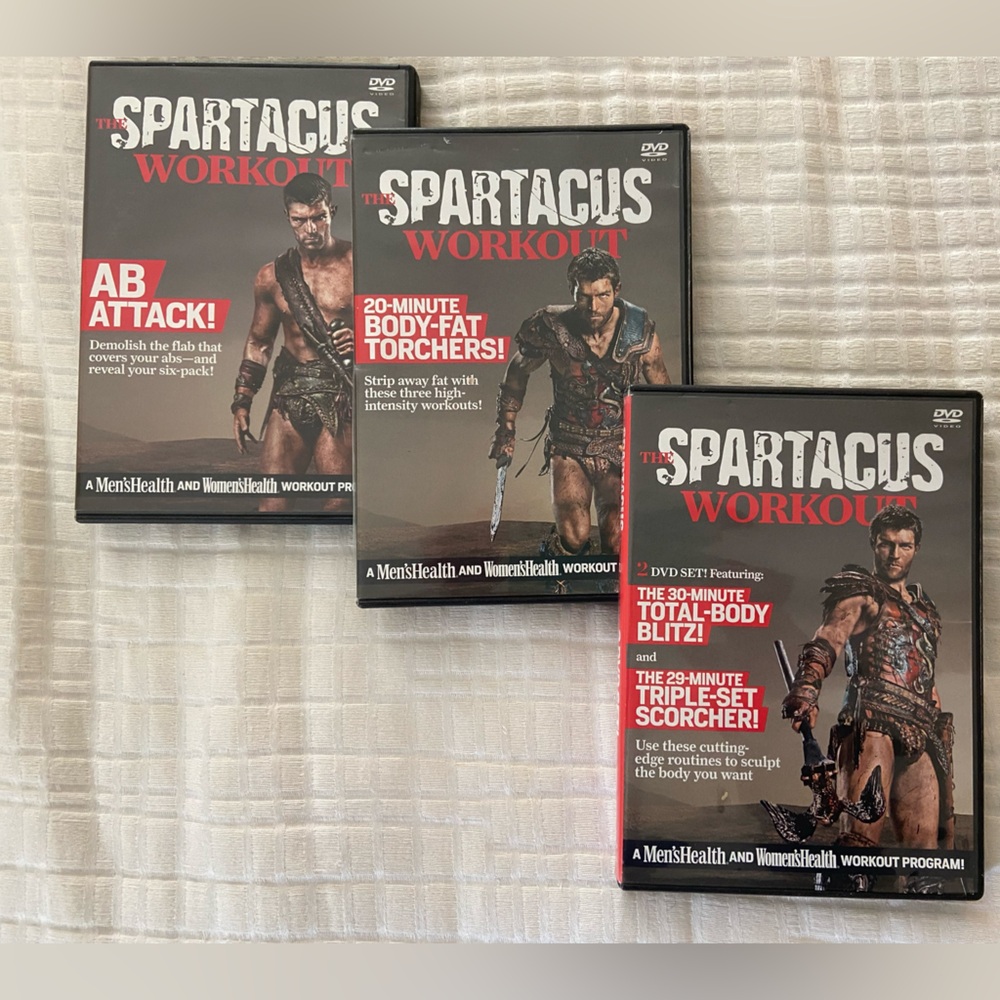 Spartacus Workouts DVDs - 3 Box Set